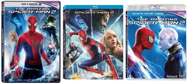 Ediciones americanas y posiblemente tambien españolas de The amazing Spider-Man 2 el poder de Electro.