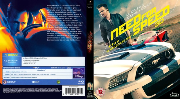 Diseño al estilo Disney de Need for Speed.