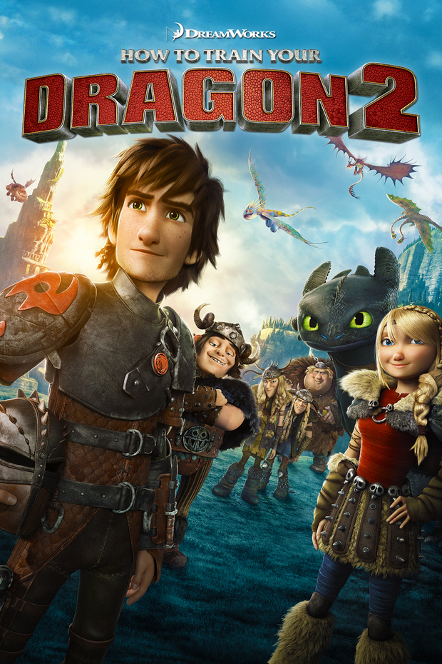 Ya hay portada para Como entrenar a tu dragón 2.