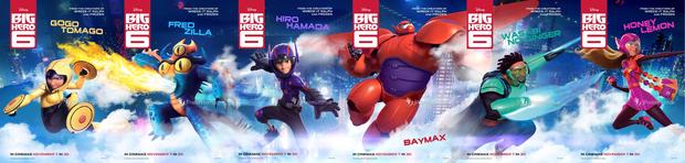 Los 6 Heroes reunidos.