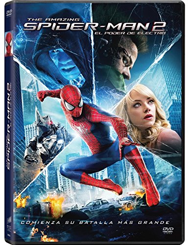 Portada del DVD de The amazing Spider-Man 2 el poder de electro.