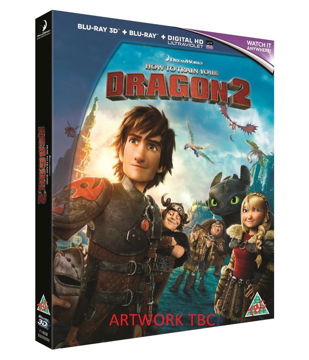 Edicion americana de Como entrenar a tu dragón 2.