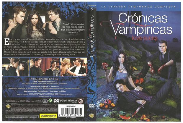Caratula "Cronicas Vampiricas 3º Temporada".