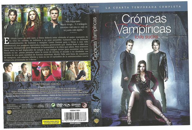 Caratula "Cronicas Vampiricas 4º Temporada".