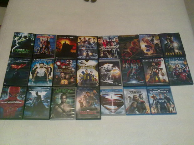 Mi colección de superheroes.