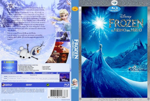 Mi caratula de "Frozen el reino del hielo"