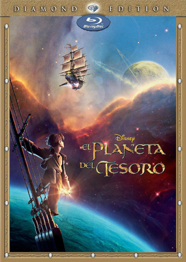 Mi portada para "El planeta del tesoro".