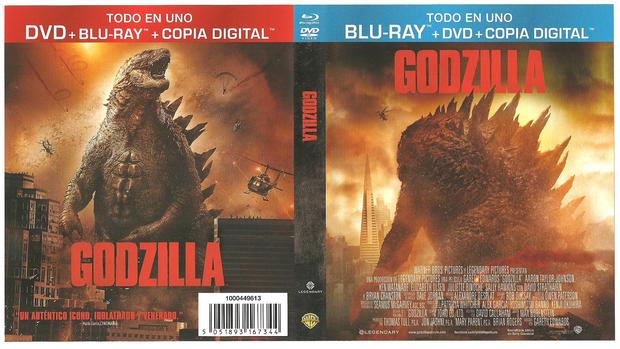 Caratula de "Godzilla" con sorpresa.