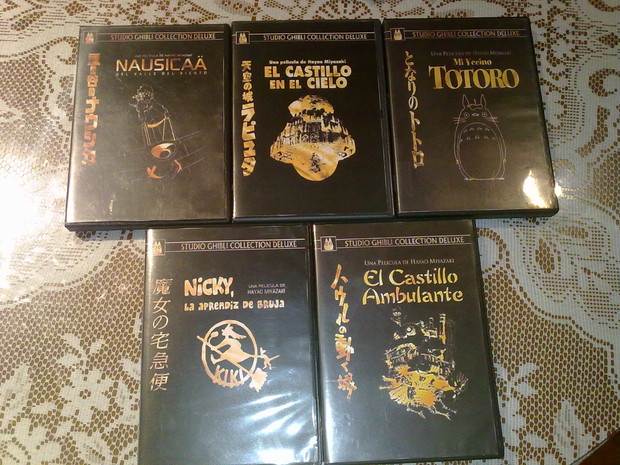 Coleccion deluxe del studio ghibli.