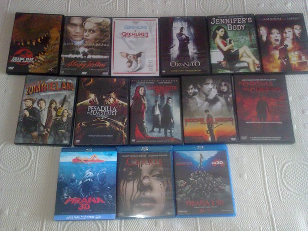 Mis pelis de terror.