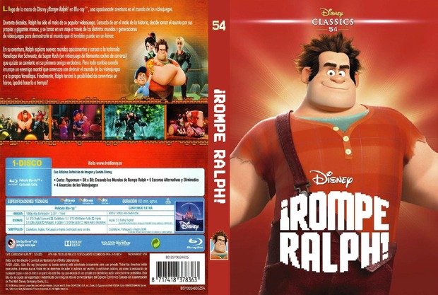 Clasico Nº54 "¡Rompe Ralph! caratula.