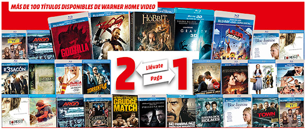 MM - 2x1 en peliculas de la Warner