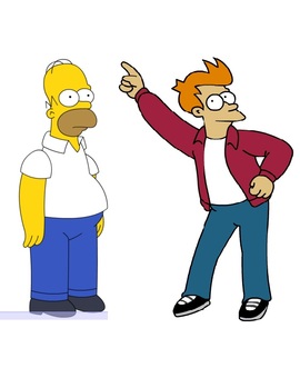 ¿Homer o Fry?