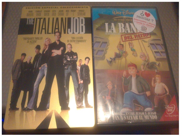 Las vi y no pude resistirme - The Italian Job Steelbook y La Banda del Patio 