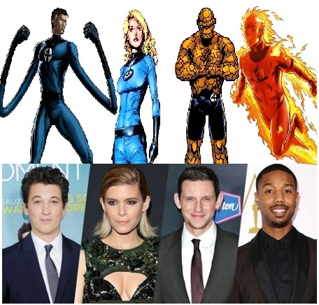 Los Cuatro Fantasticos - Casting de los protagonistas