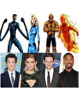 Los Cuatro Fantasticos - Casting de los protagonistas