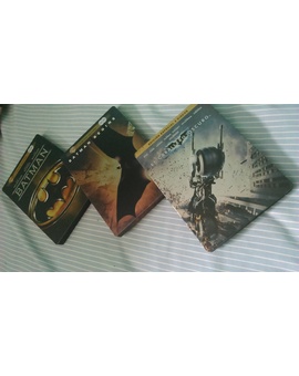 "Trilogia" Batman - Los tres Steels  que tengo del Hombre Murcielago