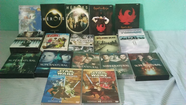 Sobrenatural, Aguila Roja, Clone Wars... - Mi pequeña Coleccion de Series