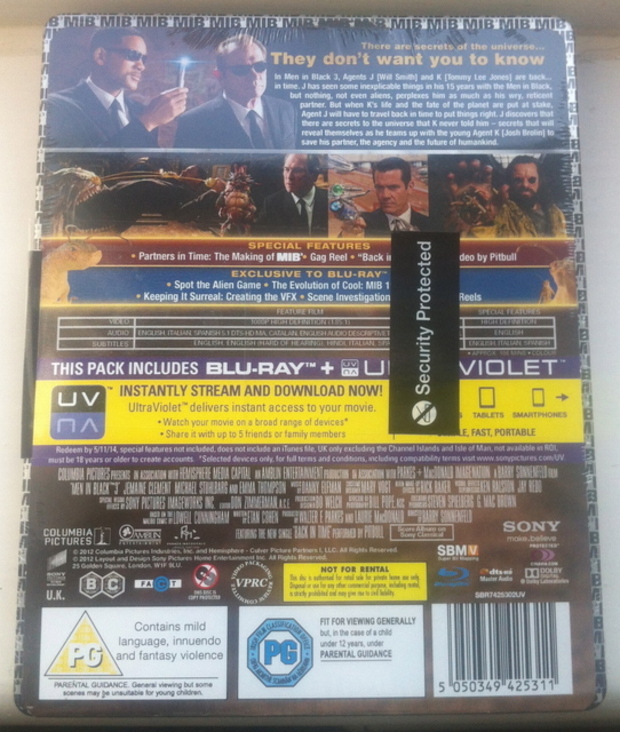 men in black 3 hmv steelbook