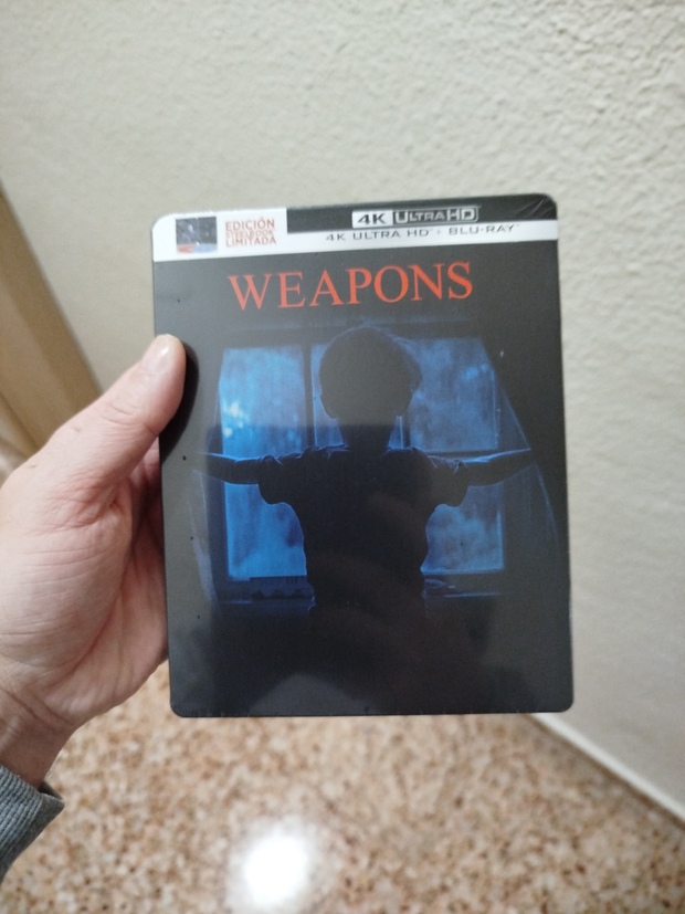 Llegó Weapons steelbook 