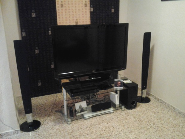 mi mi nuevo cine en casa y lo estrenare con el caballero oscuro