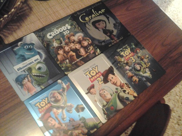 la compra mas grande de steelbook que e hecho con la  colaboracion del compañero Kevin