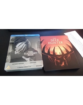 Dos pedazos de steels que vienen desde Zavvi. 