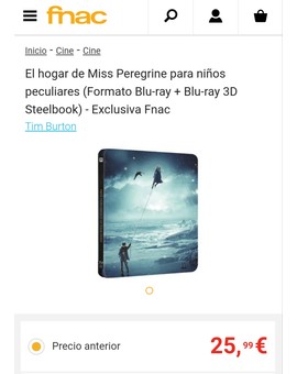 Steelbook Miss Peregrine!!!