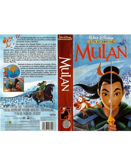 Escaneo de Mulan en VHS