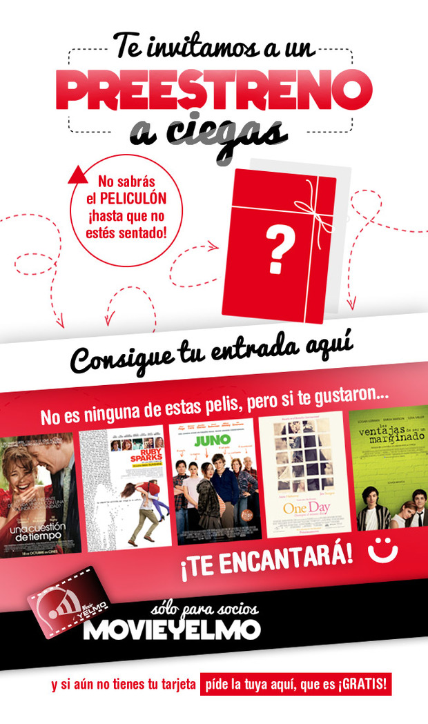 Yelmo me invita a un pase a ciegas. ¿Qué película creéis que será?