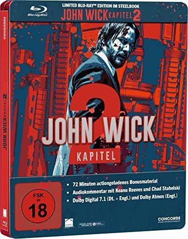John Wick 2 steelbook a 8€ en amazon alemania