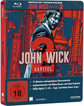 John Wick 2 steelbook a 8€ en amazon alemania