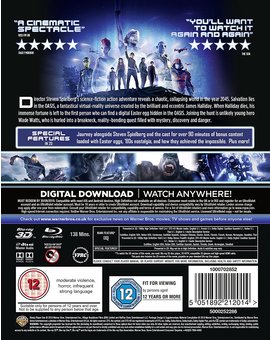 Idiomas de Ready Player One 3D/2D en UK