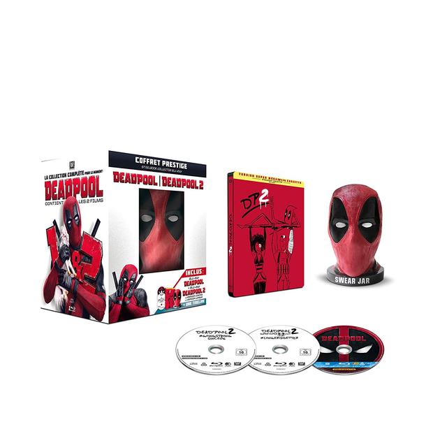 Edicion Deadpool + Steelbook Deadpool 2 + Figura cabeza en amazon francia