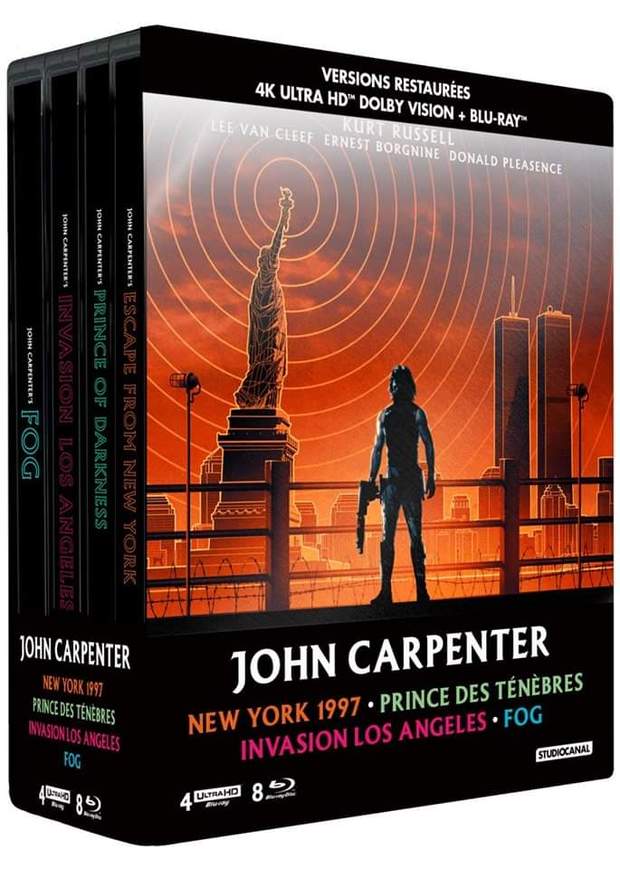 Pack 4 steelbooks 4k de Carpenter en Amazon FR