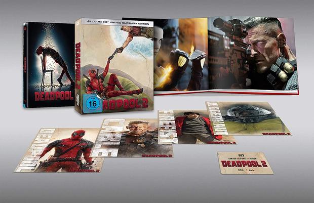 Deadpool 2 4k  SteelBook / Slipsheet Vintage Edition