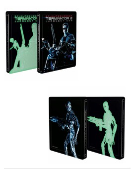 Steelbook 4k  'brillante en la oscuridad' de Terminator 2