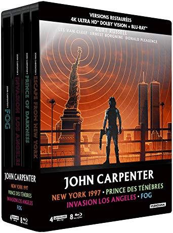 Pack de 4 steelbooks 4k de Carpenter a 57€ !!