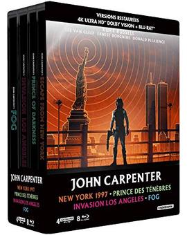 Pack de 4 steelbooks 4k de Carpenter a 57€ !!