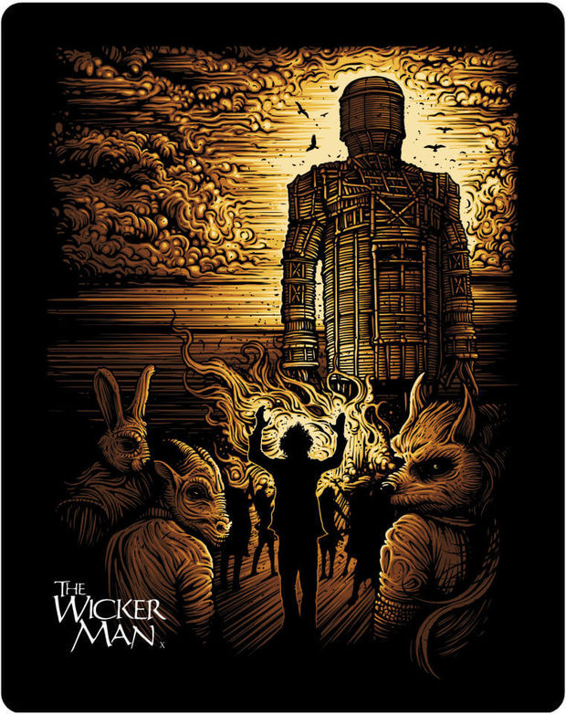 Steelbook 'The Wicker Man'(el hombre de mimbre) disponible en Zavvi
