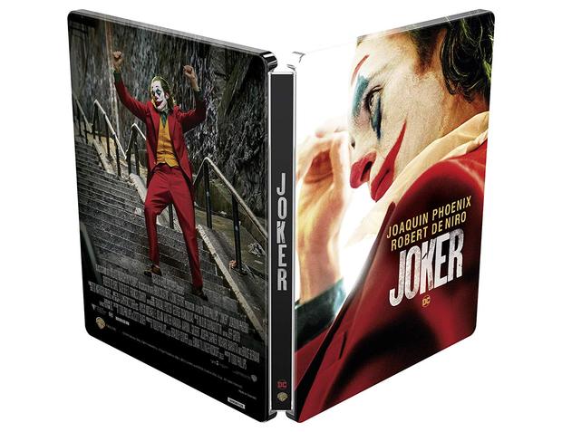 Diseño final del steelbook 4k Joker amazon uk