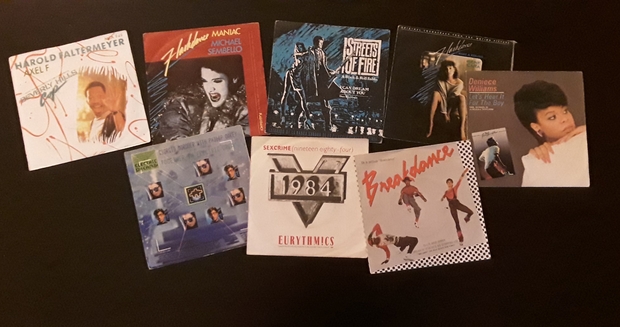 Mis vinilos 45rpm relacionados con el cine