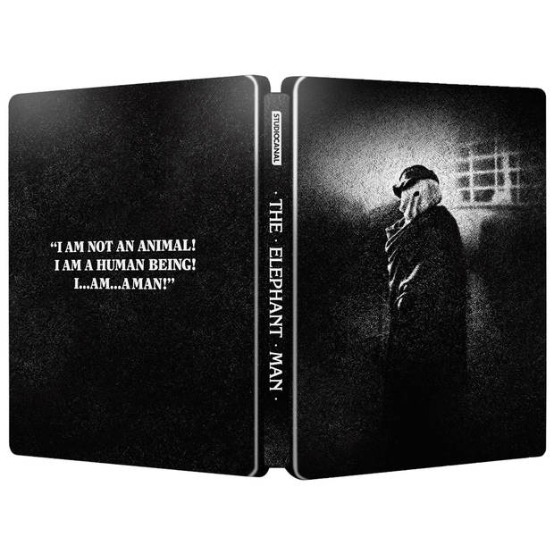 steelbook 4k 'El hombre elefante' de StudioCanal en Zavvi