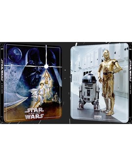 Steelbook 4k 'La guerra de las galaxias. Episodio IV: Una nueva esperanza' en zavvi