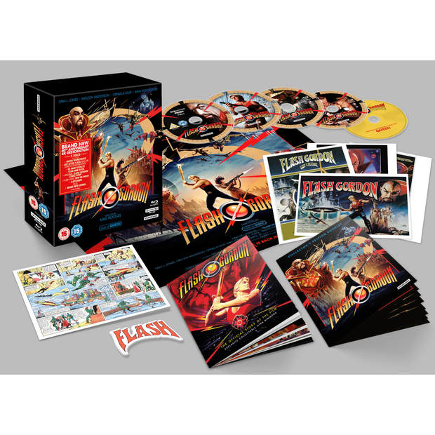 Edicion coleccionista 4k de 'Flash Gordon' con 5 discos en Zavvi