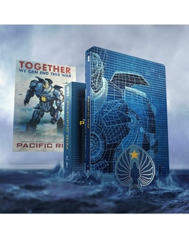 Diseño final del steelbook 4k de 'Pacific Rim' Titans of cult