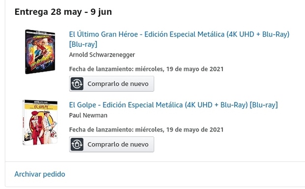 Ya disponibles para reservar en amazon