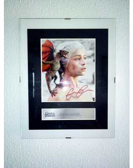 Cuadro firmado Juego de Tronos Emilia Clarke