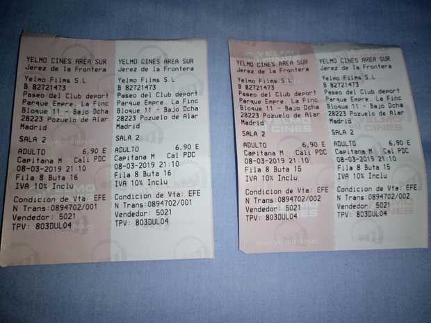 Entradas anticipadas CAPITANA MARVEL