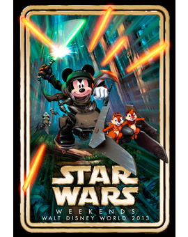 DISNEY DESVELA UN PRIMER PÓSTER EMPLEANDO EL UNIVERSO CREADO POR GEORGE LUCAS.